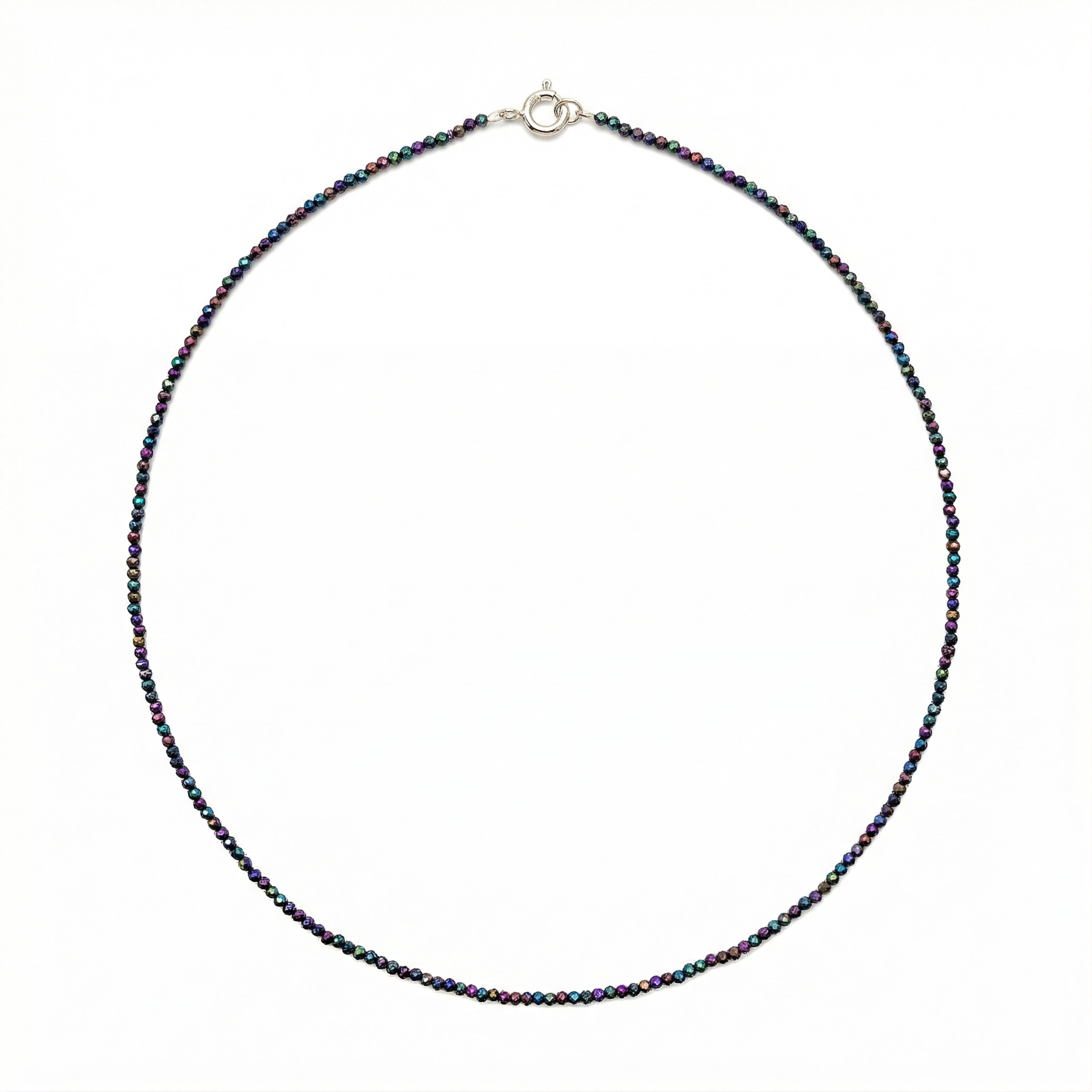 Colier hematite multicolore