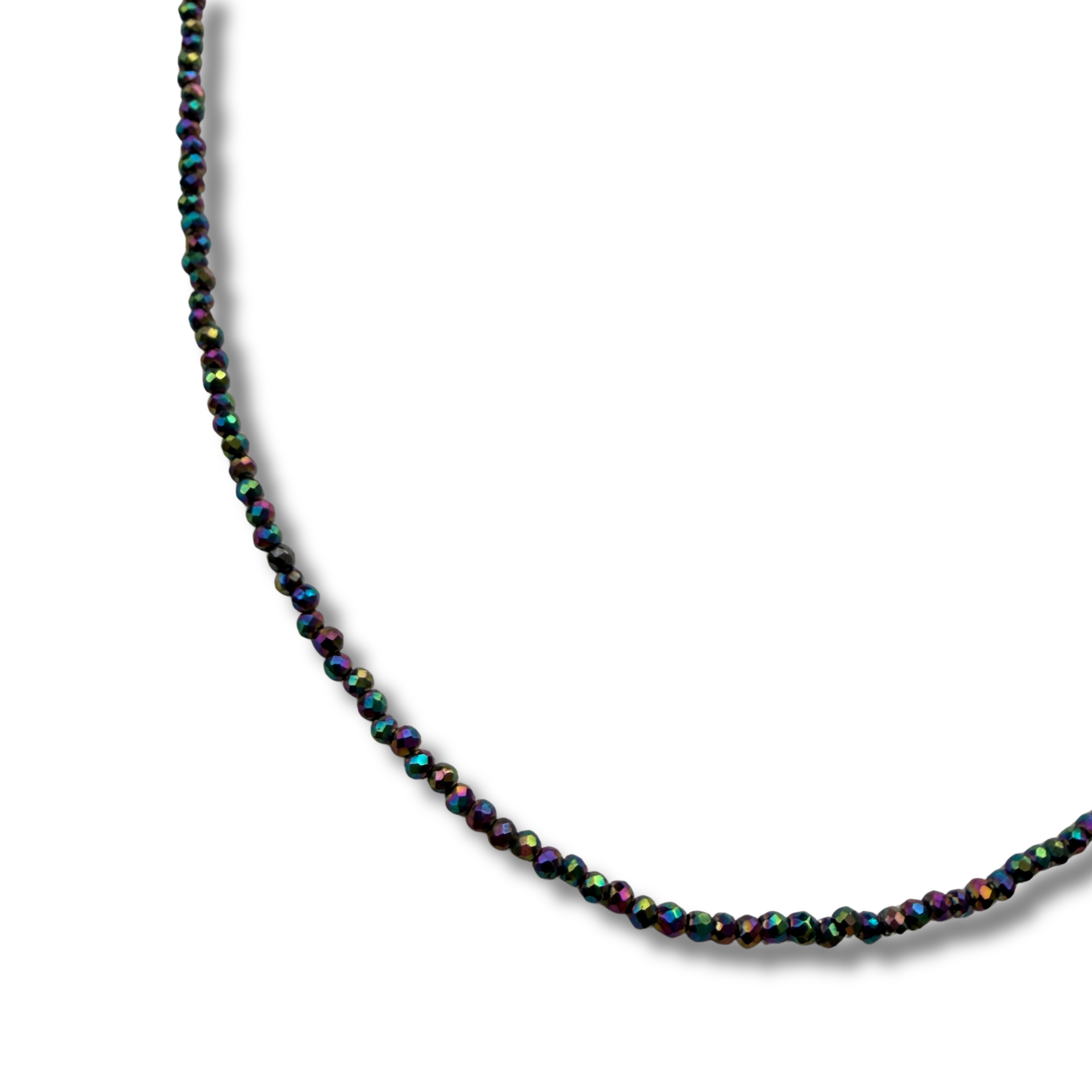 Colier hematite multicolore